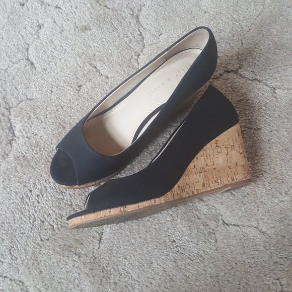 Wedge peep toe pumps - Picture 4 of 4